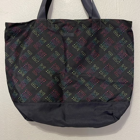 VICTORIA'S SECRET PINK RAINBOW WEEKENDER TOTE - Picture 3 of 9